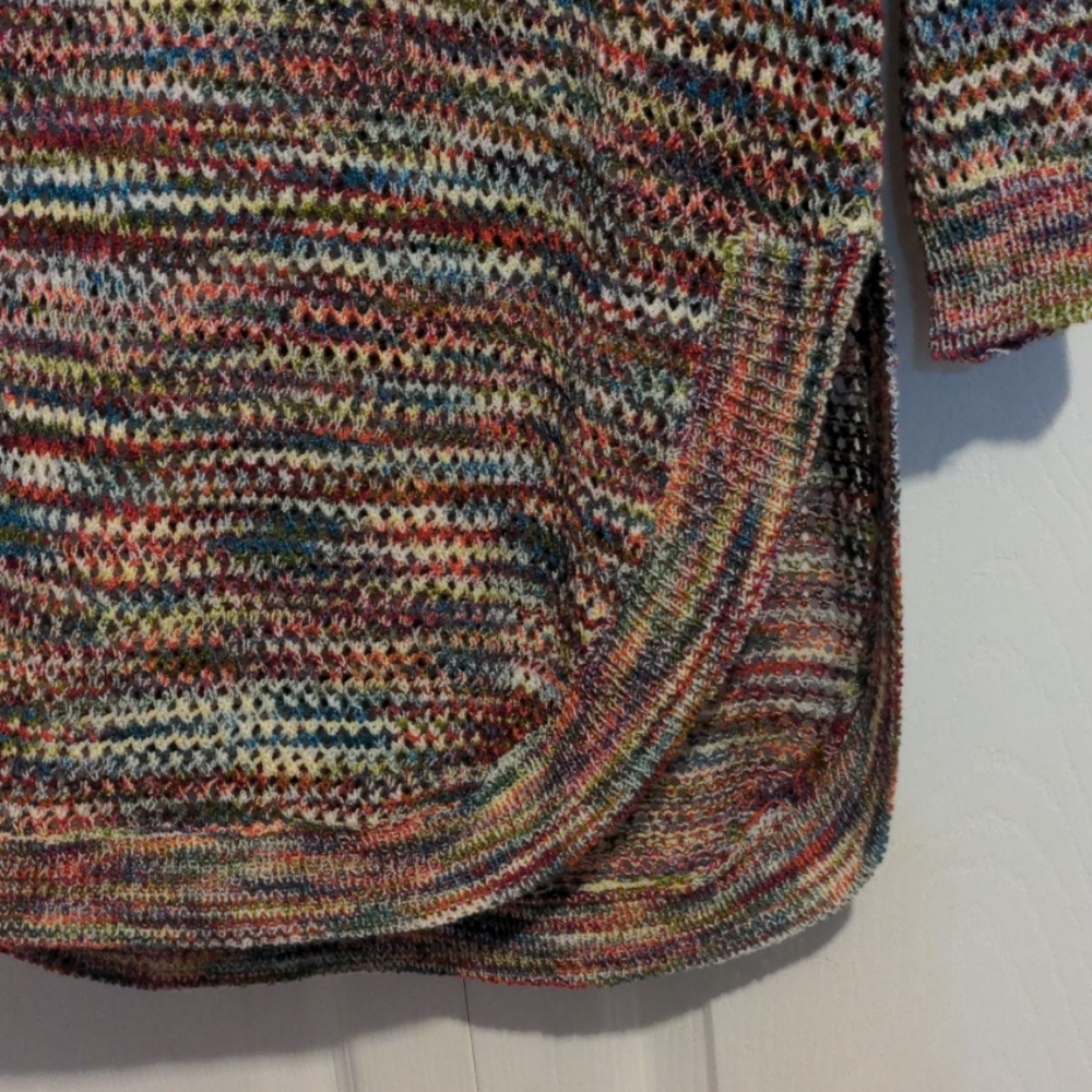 Multicolor See-Through Tunic - Picture 3 of 5